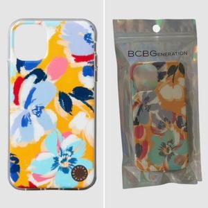 BCBGeneration Painted Blooms iPhone Case Yellow Floral, NWT - iPhone 12/12 Pro